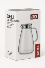 پارچ آب 2.2 L پیرکس برند DELI - Image 3