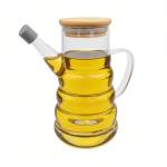 روغن ریز 600 ml پیرکس شیار دار درب بامبو - Image 3